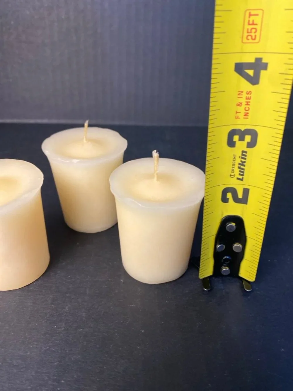 Vintage PartyLite Glass Votive Candle Holder with 3 Votive Candles NEW - Picture 8 of 9